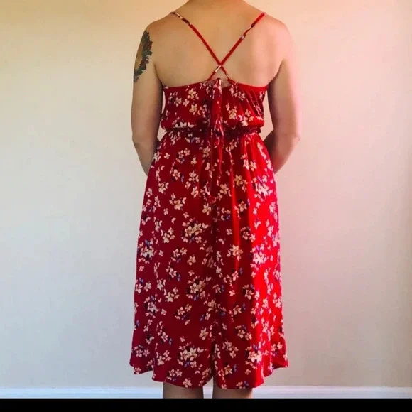 Red floral dress xxl Multicolor - Picture 8 of 8